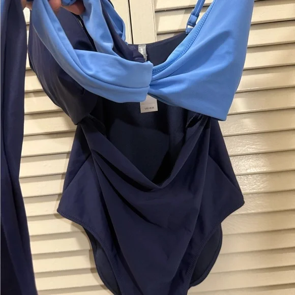 Aerie One Piece Swimsuit Colorblock - Picture 3 of 5